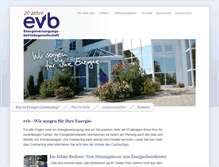 Tablet Screenshot of evb-energie.de